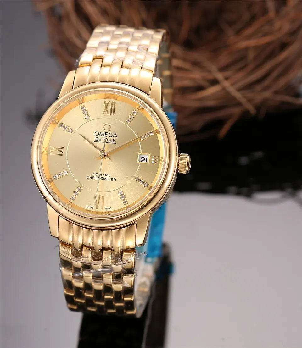 Omega Gold Diamond Dial