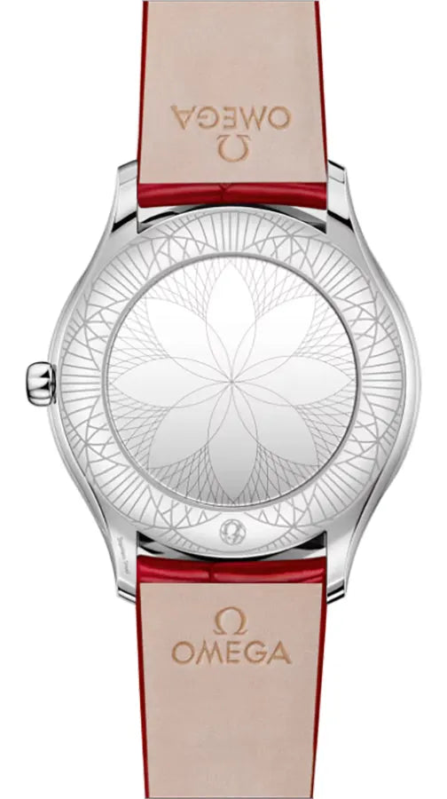 Omega Burgundy Diamond Bezel - Hình 2