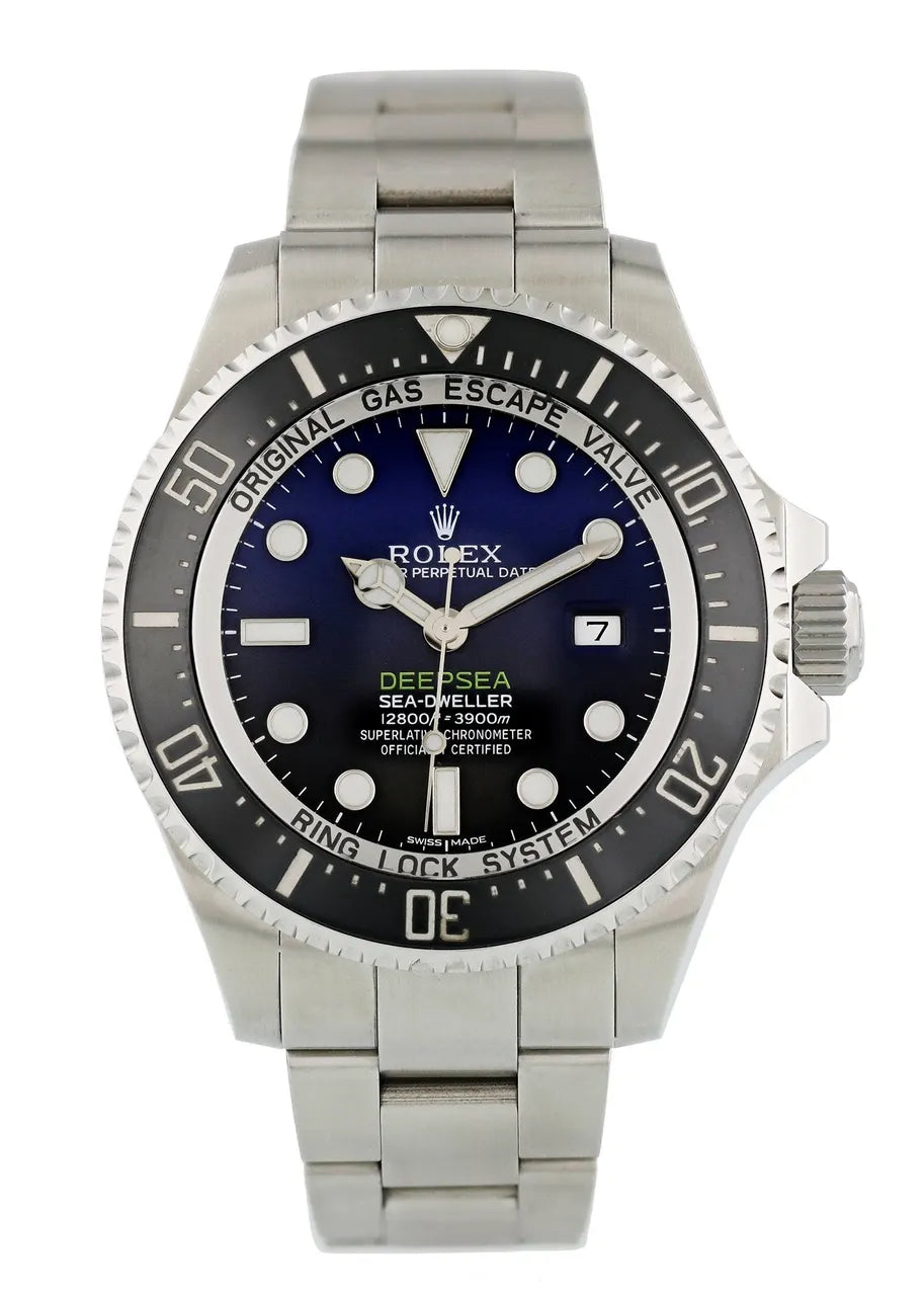 stainless Rolex Deepsea Blue Dial