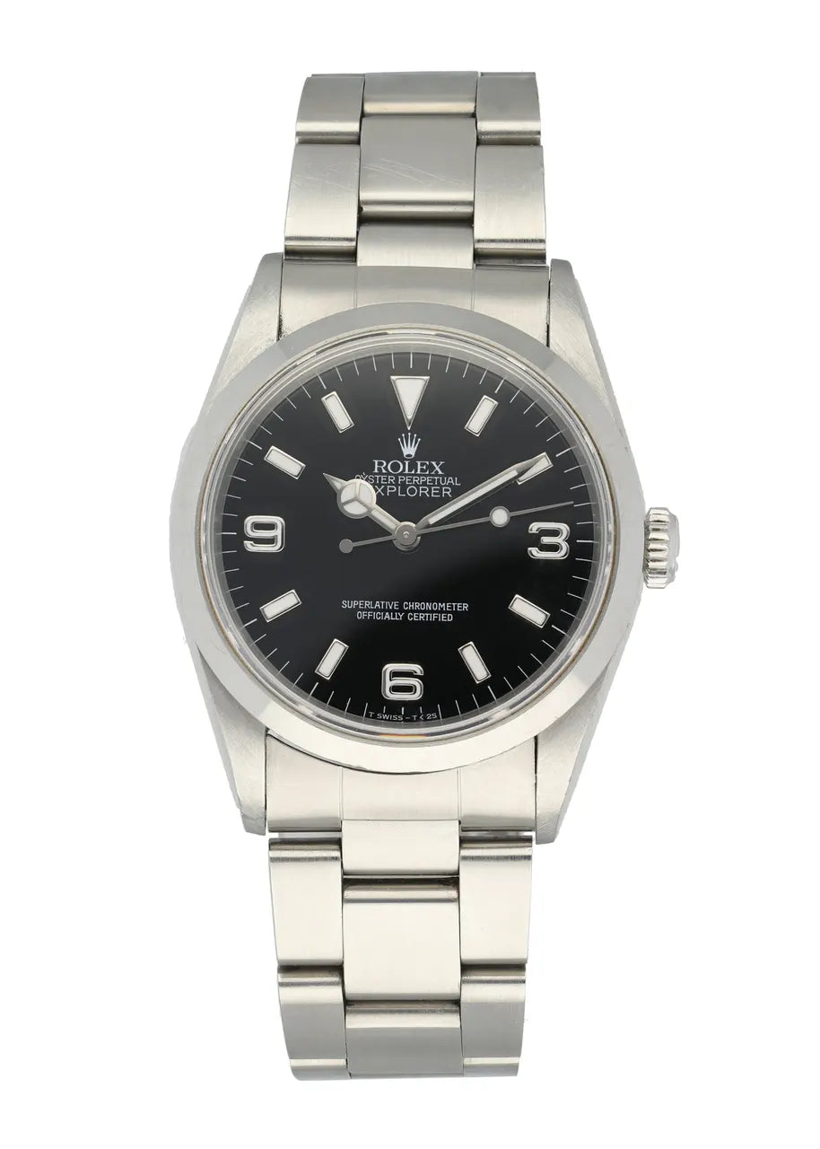 Rolex Explorer I Black Dial stainless