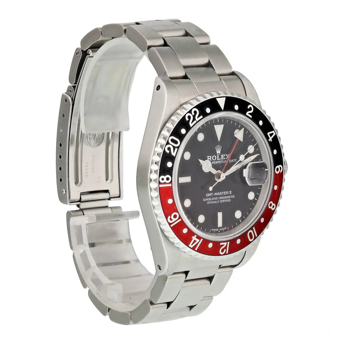 stainless Rolex GMT-Master II Coke Bezel - Hình 3